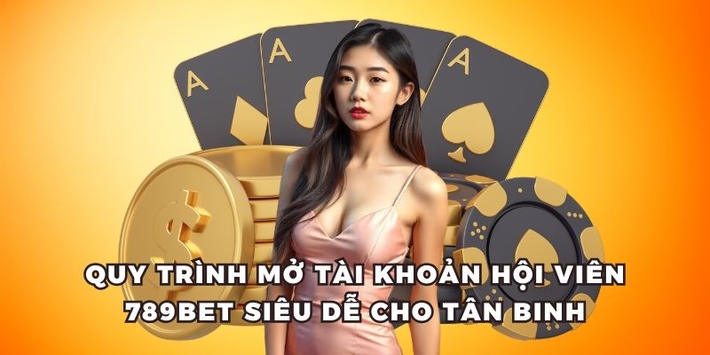 Quy trình mở tài khoản hội viên 789bet siêu dễ cho tân binh